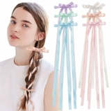 6-Pack Ribbon Hair Clips